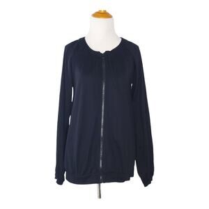 Sweaty Betty Zip Up Jacket Lightweight Black Pockets Sweatshirt Women Small